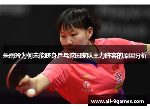 朱雨玲为何未能跻身乒乓球国家队主力阵容的原因分析 朱雨玲为何未能跻身乒乓球国家队主力阵容的原因分析
